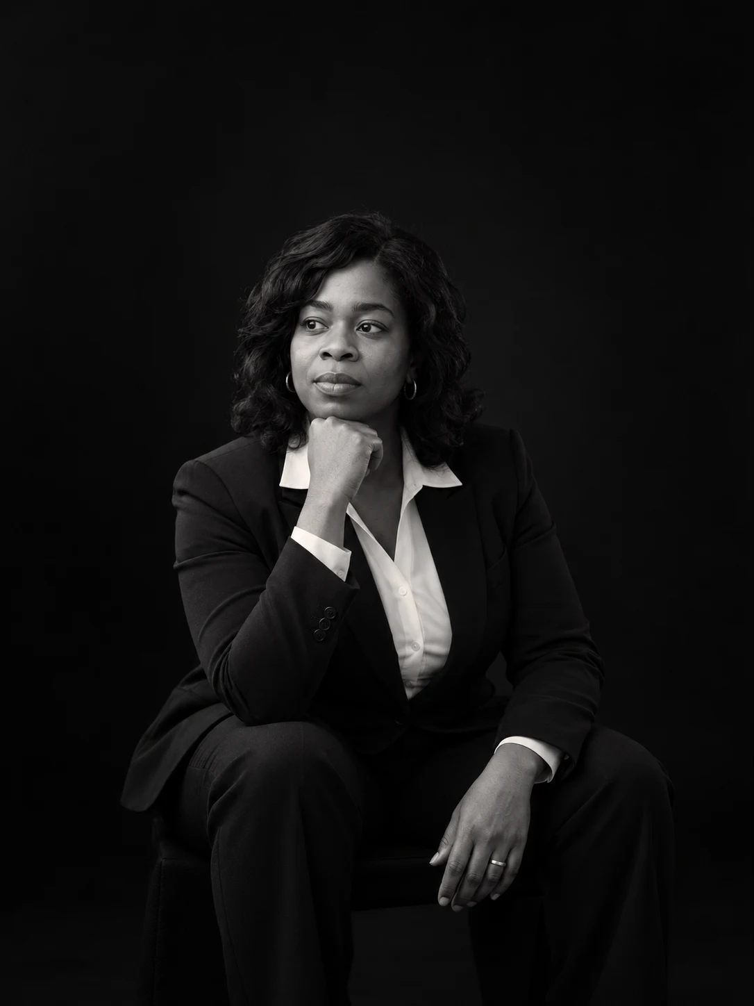 Black-and-white corporate portrait for A.L Ejikeme & Co.